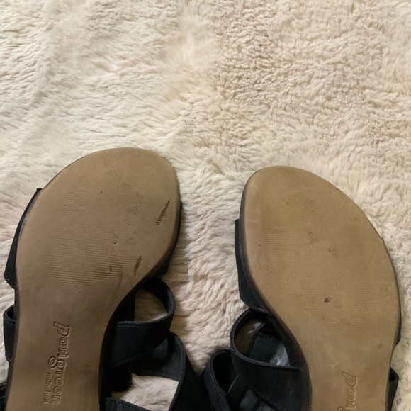 Paul Green Black Leather Strappy Ankle Buckle Gladiator Sandal Womens Size 8 - Picture 7 of 15